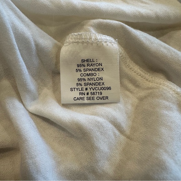 NWT NY Collection Womens White Lace Wrap LongSleeve Blouse Gypsy Fairy Lagenlook - Picture 7 of 11